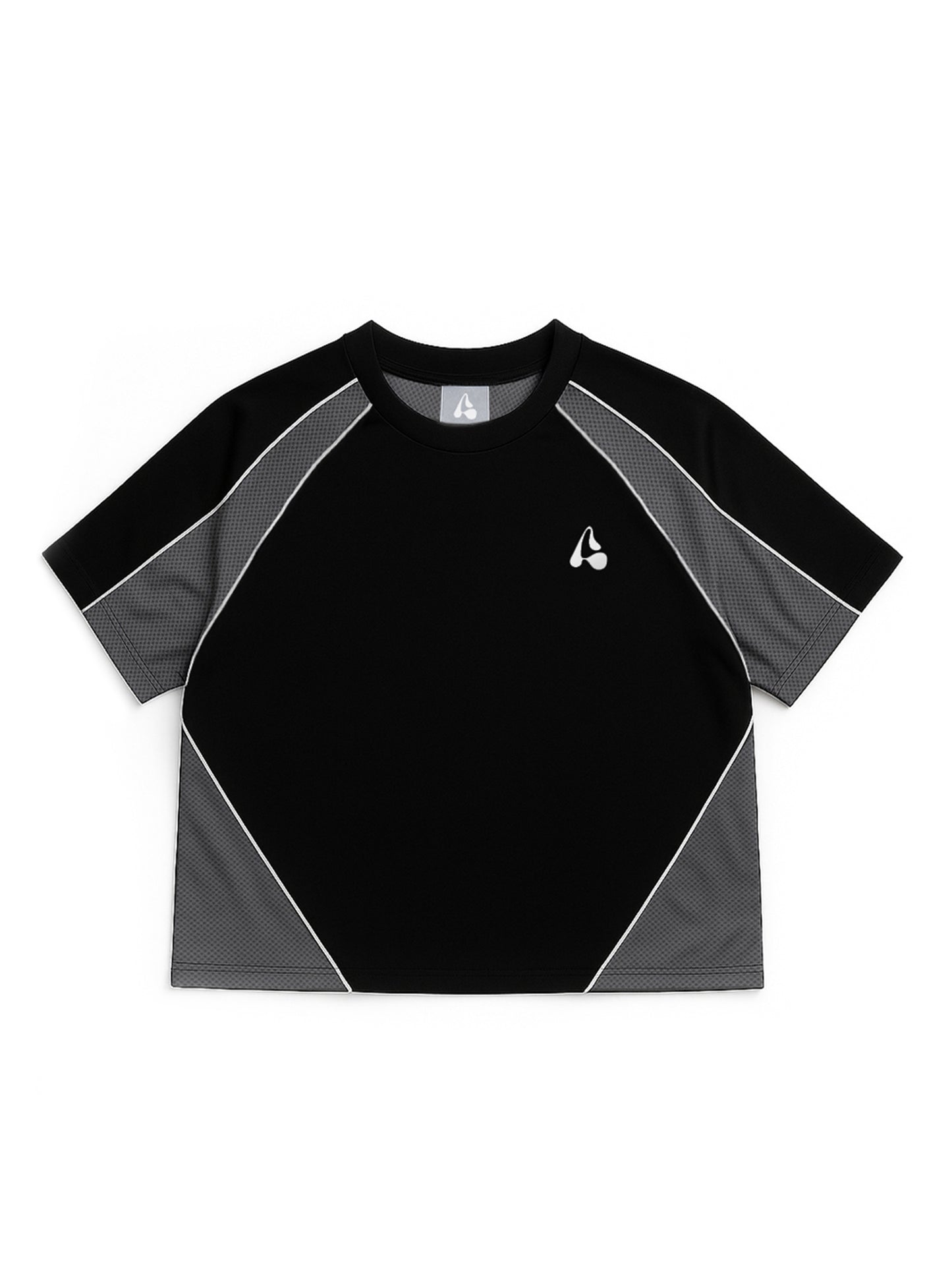 SPLIT BLACK TEE