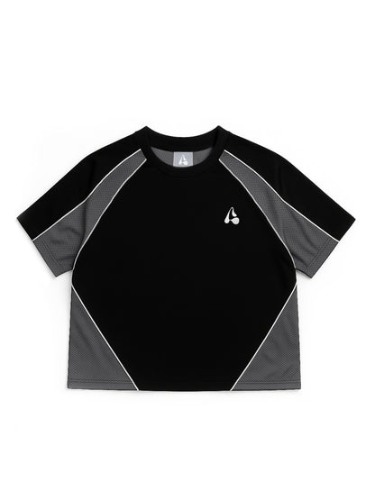 SPLIT BLACK TEE