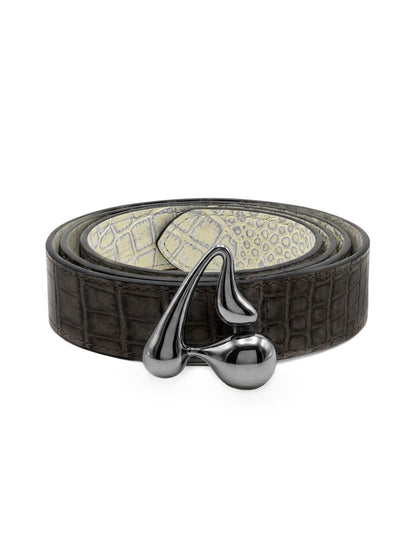 REVERSIBLE REPTILE BELT