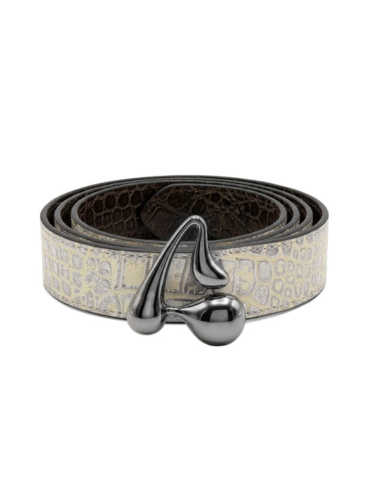 REVERSIBLE REPTILE BELT