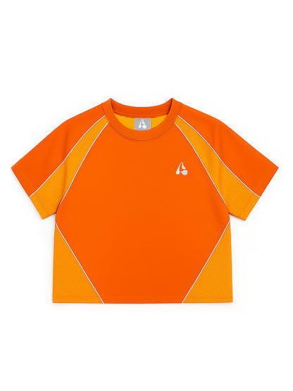 SPLIT ORANGE TEE